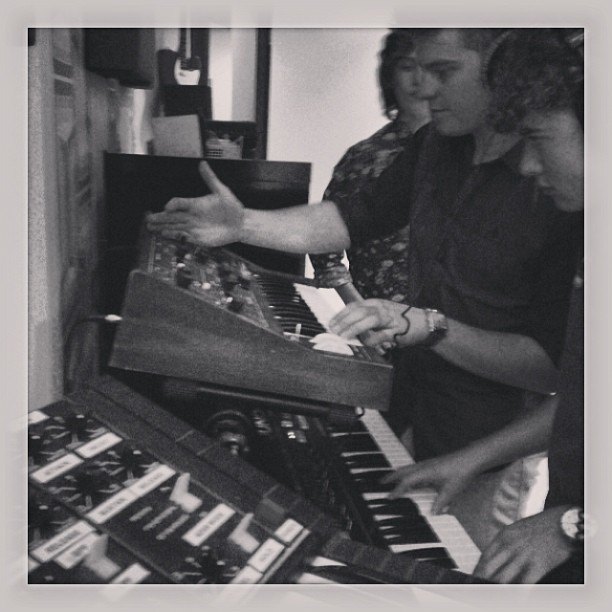 Synths opnemen, 12 april 2014