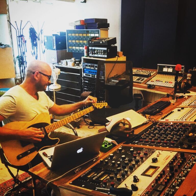 Joep Skapel in de studio, 5 juli 2018