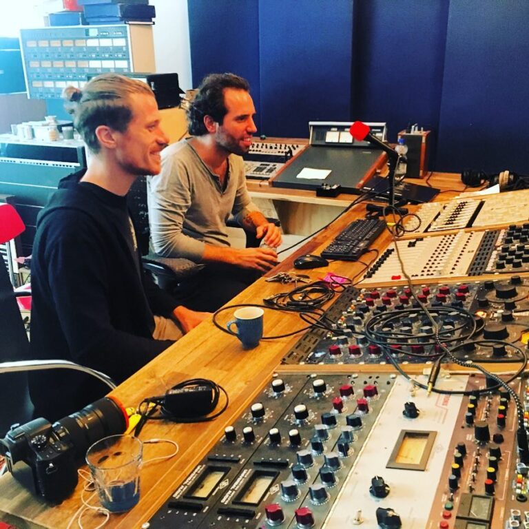 Robin Borneman in de studio, 29 augustus 2018