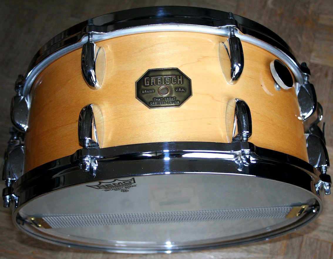 Gretsch Blond Maple 6.5/14 16lug uit '74, 24 april 2016