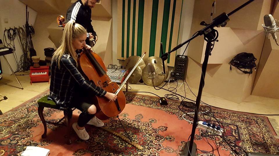 Michael Raven - Recording Cello, 23 november 2015