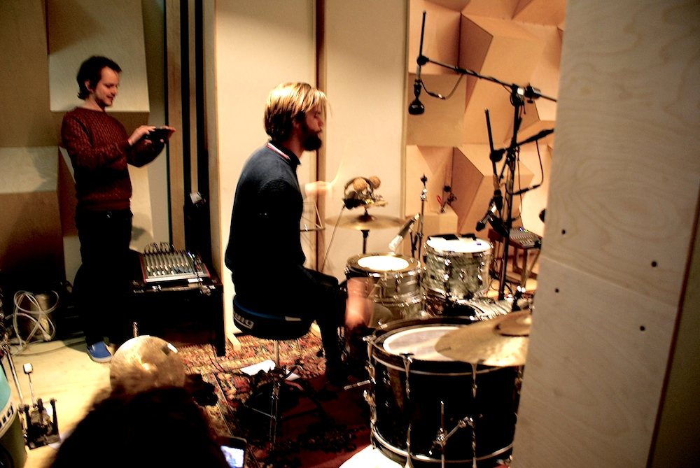 Orgel Vreten - Recording drums, 21 november 2014