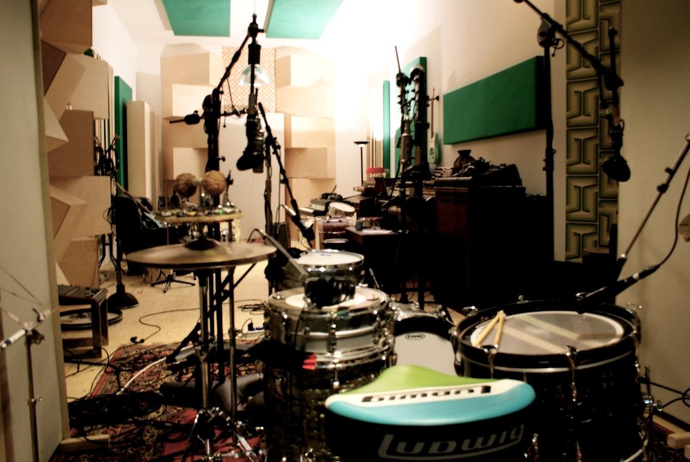Orgel Vreten - Recording drums, 21 november 2014