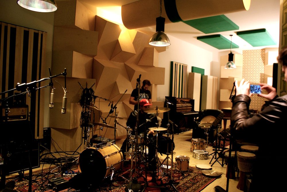 Sonny Wilson - Recording drums, 4 maart 2015
