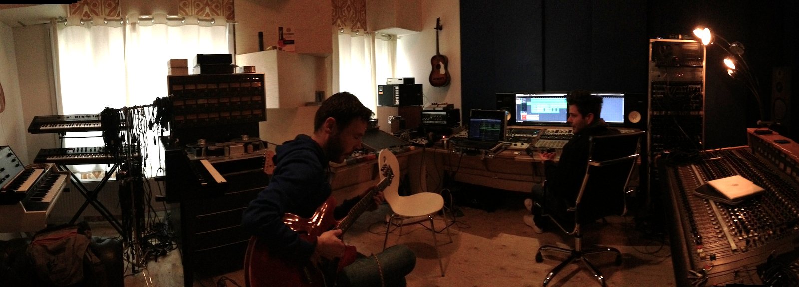 Sonny Wilson - Recording Guitar, 20 maart 2015