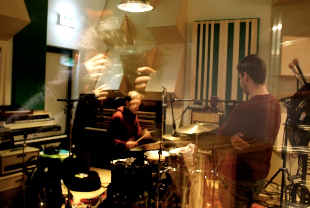 Stef Classens - Recording drums, 28 januari 2015