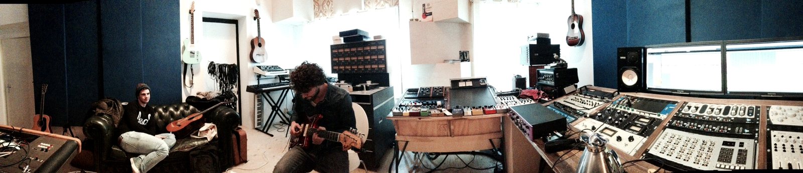Stef Classens - Recording guitar, 4 februari 2015