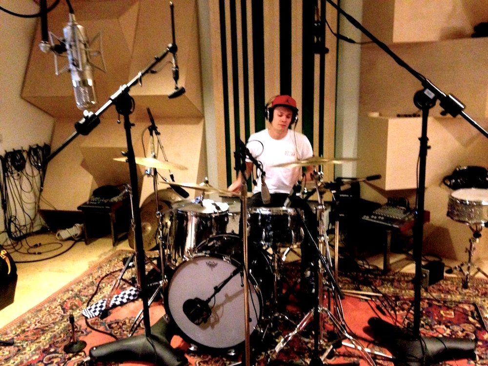 Stef Classens - Recording drums, 17 juni 2015