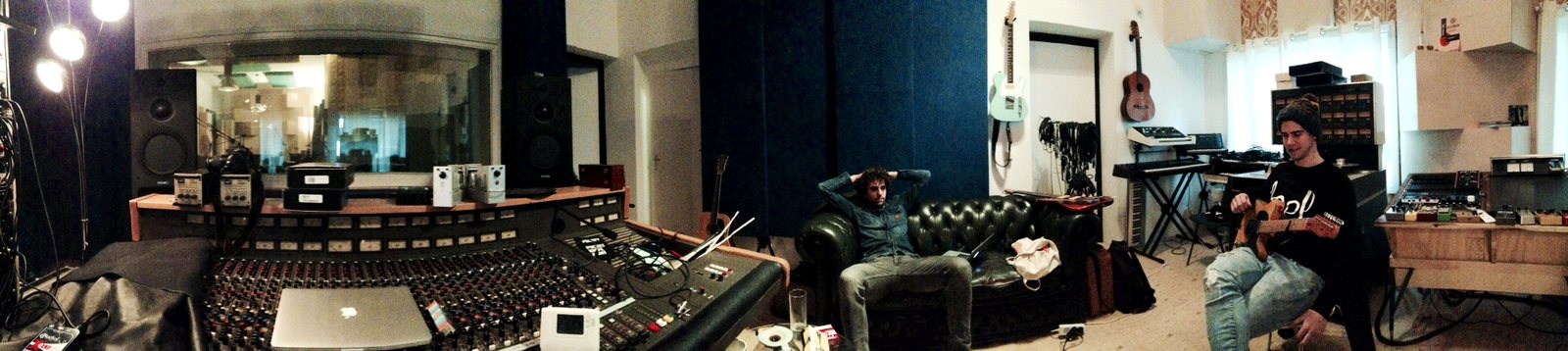 Stef Classens - Recording guitar, 4 februari 2015