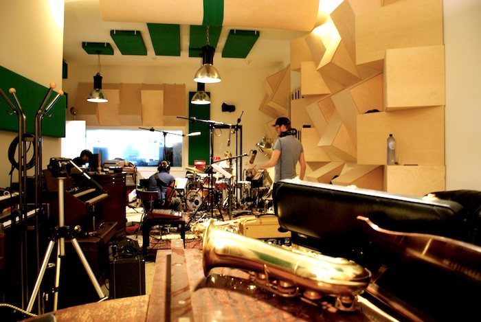 Mike Roelofs,  Michel Janssen (D), Philipp Klahn (D) en Nondas Ladas (D), 10 augustus 2015