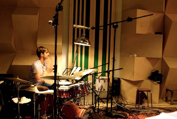 Mike Roelofs,  Michel Janssen (D), Philipp Klahn (D) en Nondas Ladas (D), 10 augustus 2015