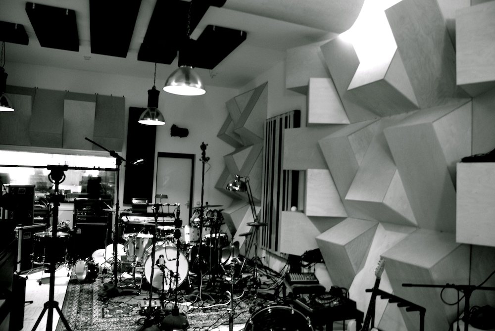 Pam Feather - Recording drums, 9 september 2015