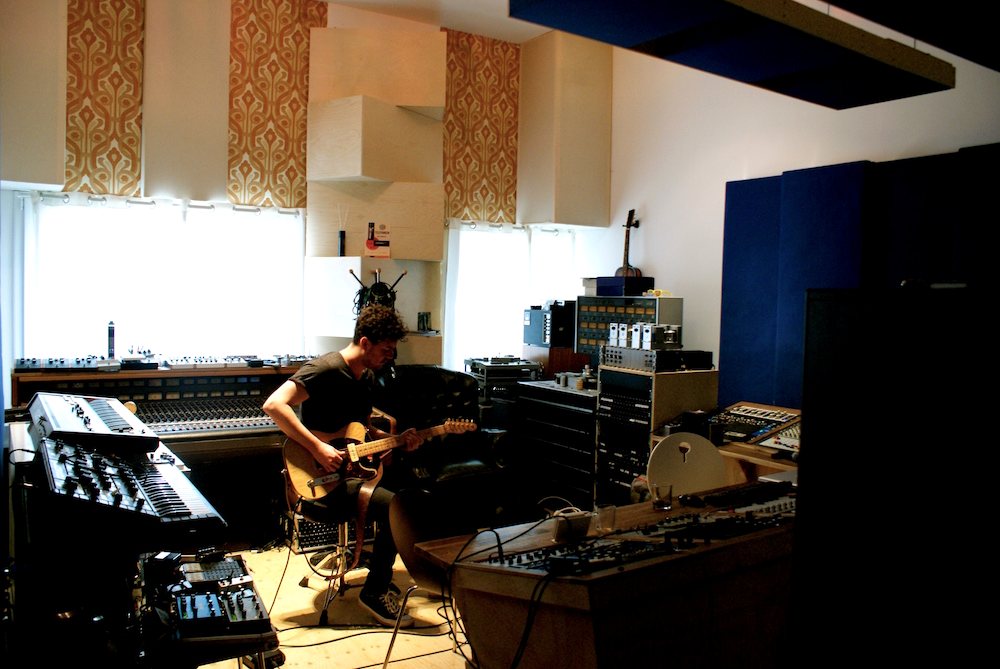 HAEVN - recording guitar, 8 maart 2016