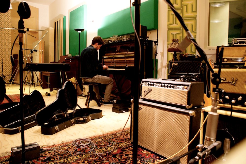 HAEVN - recording guitar, 8 maart 2016